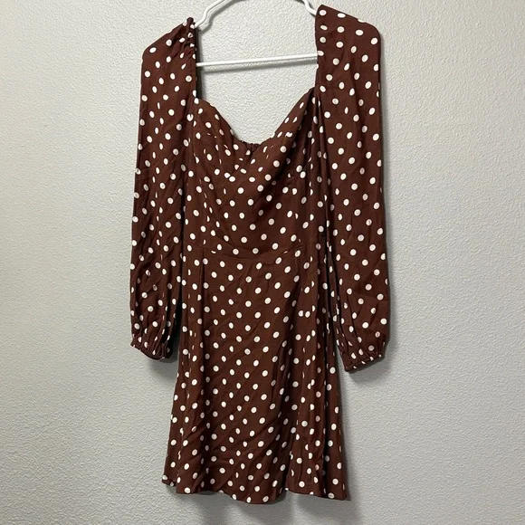 Reformation Mochi Polka Dot Mini Dress - Picture 5 of 16